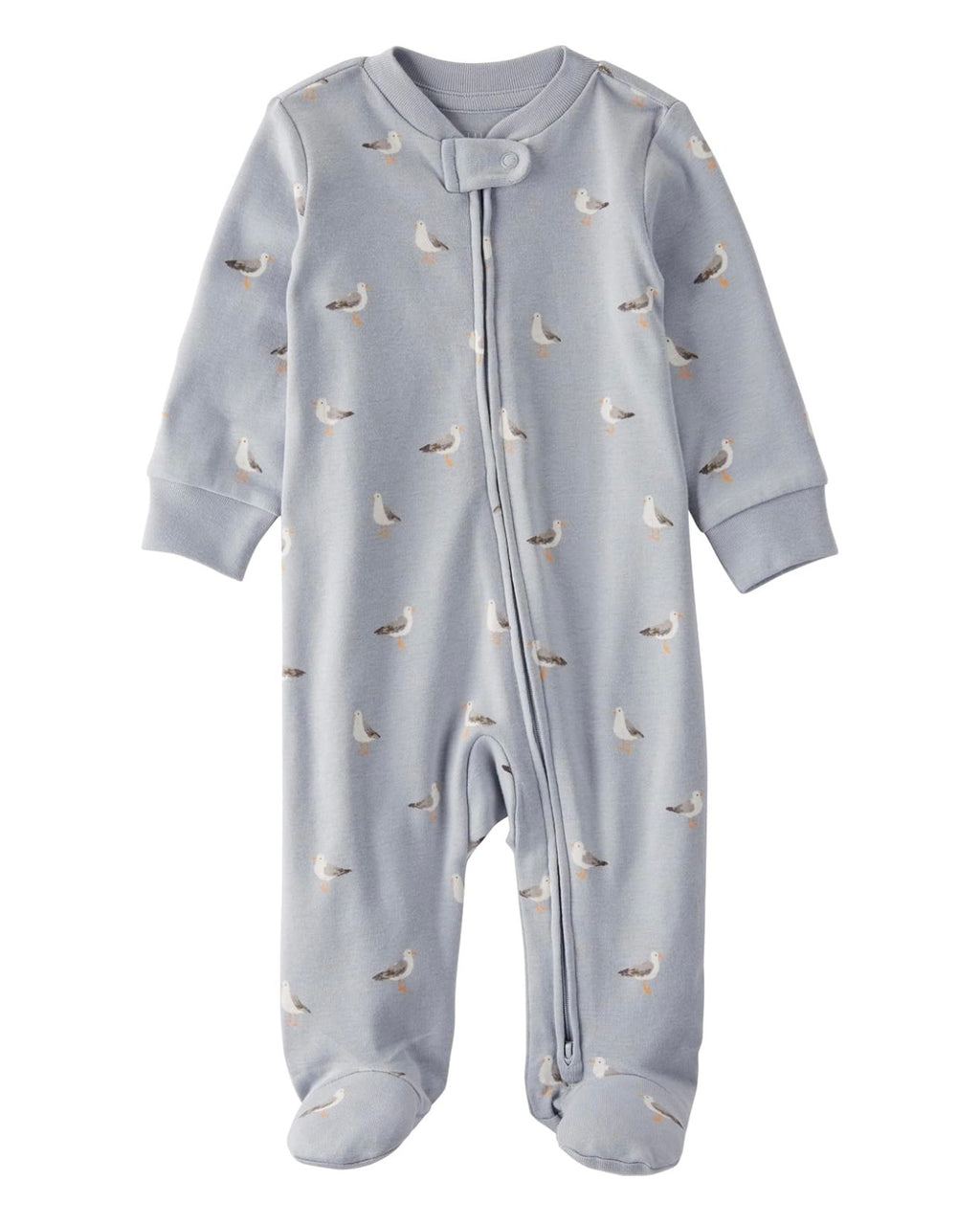 Pijama Suave con Estampado de Gaviotas Bebé Unisex