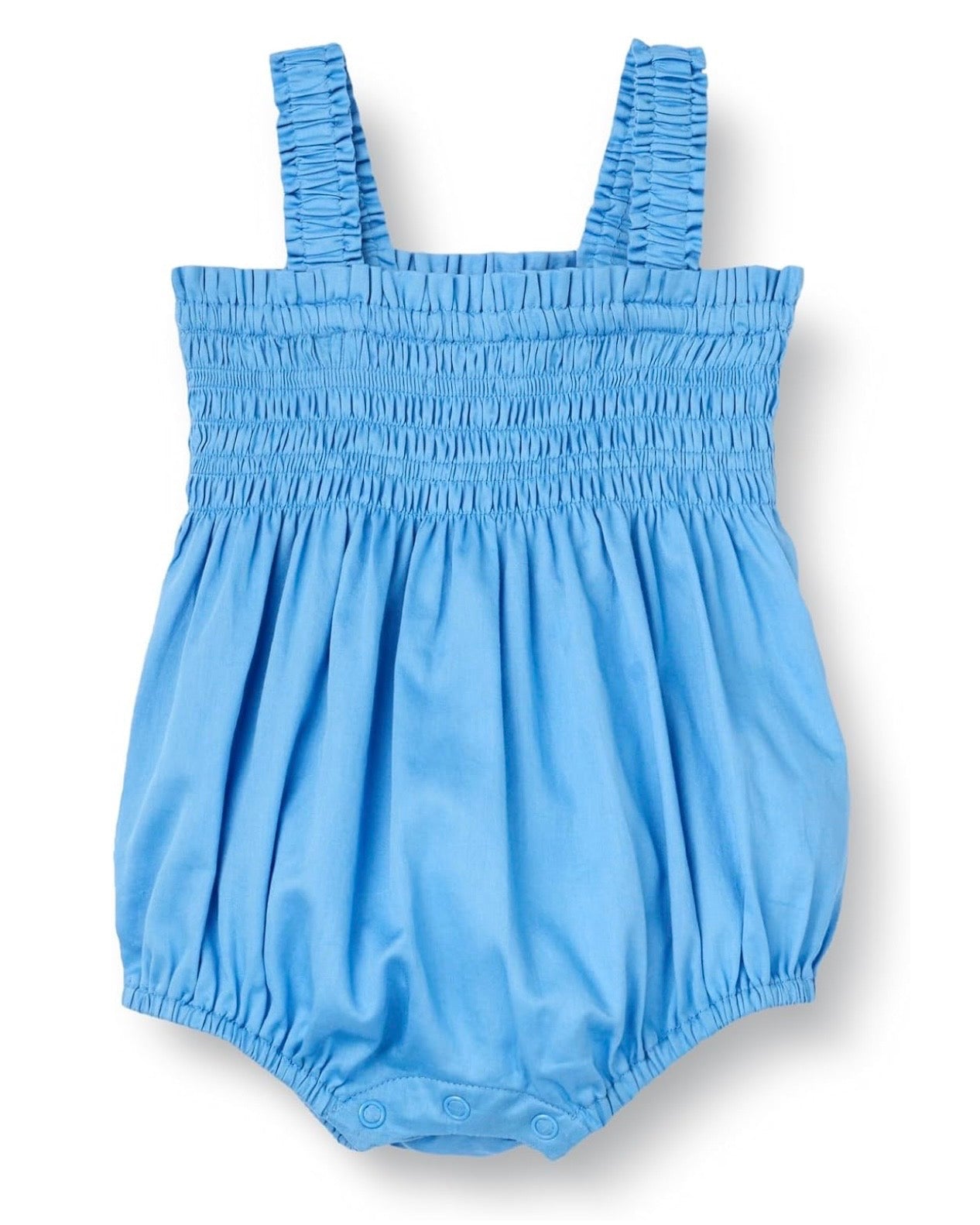 Mameluco sin mangas Azul bebé niña