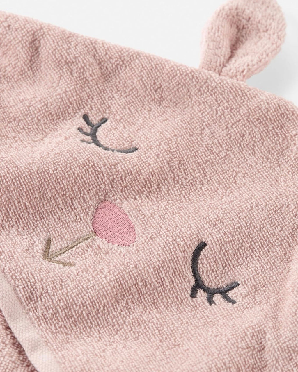 Toalla de Baño con Capucha Dusty Rose