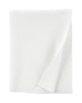 Manta de Punto Suave Blanco Marfil