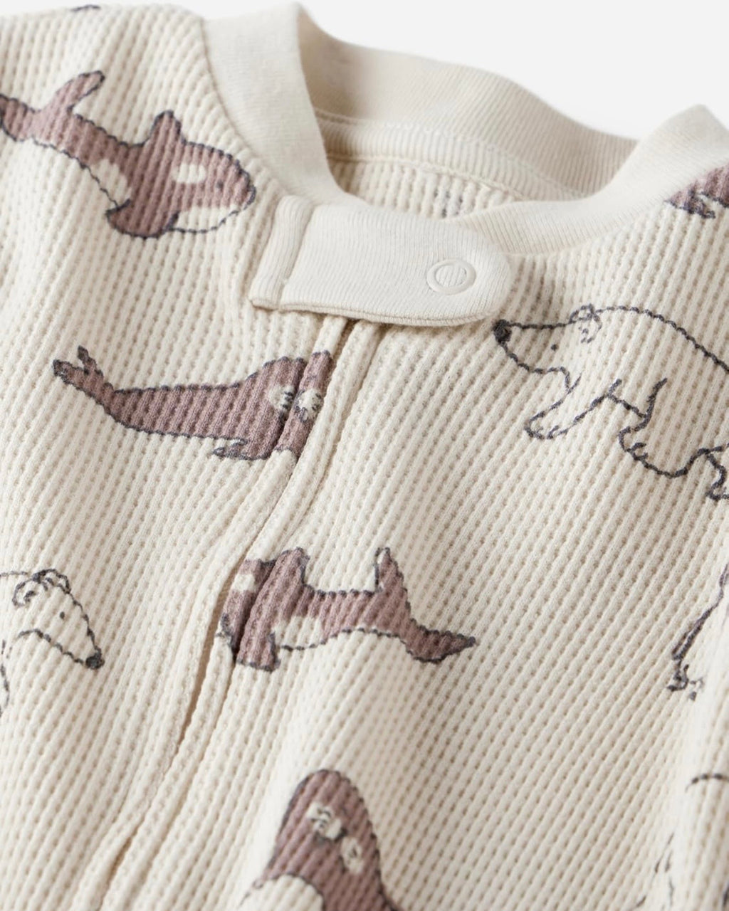 Pijama Suave con Estampado de Amigos Árticos Bebé Unisex