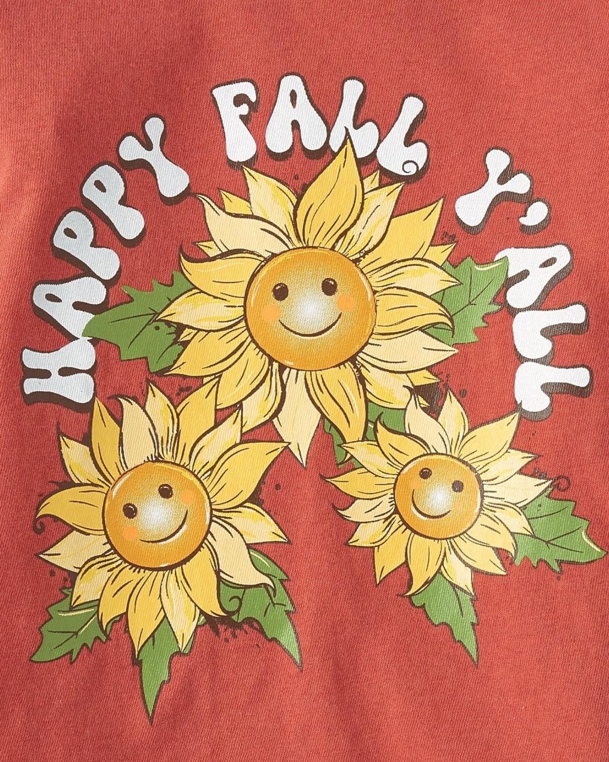 Pack de 2 Camisetas Manga Larga Estampado Happy Fall/Temporada