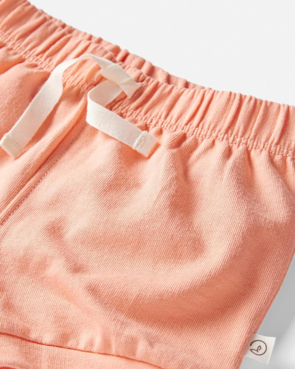 Pack x2 Shorts Durazno/Gris Bebé Niña