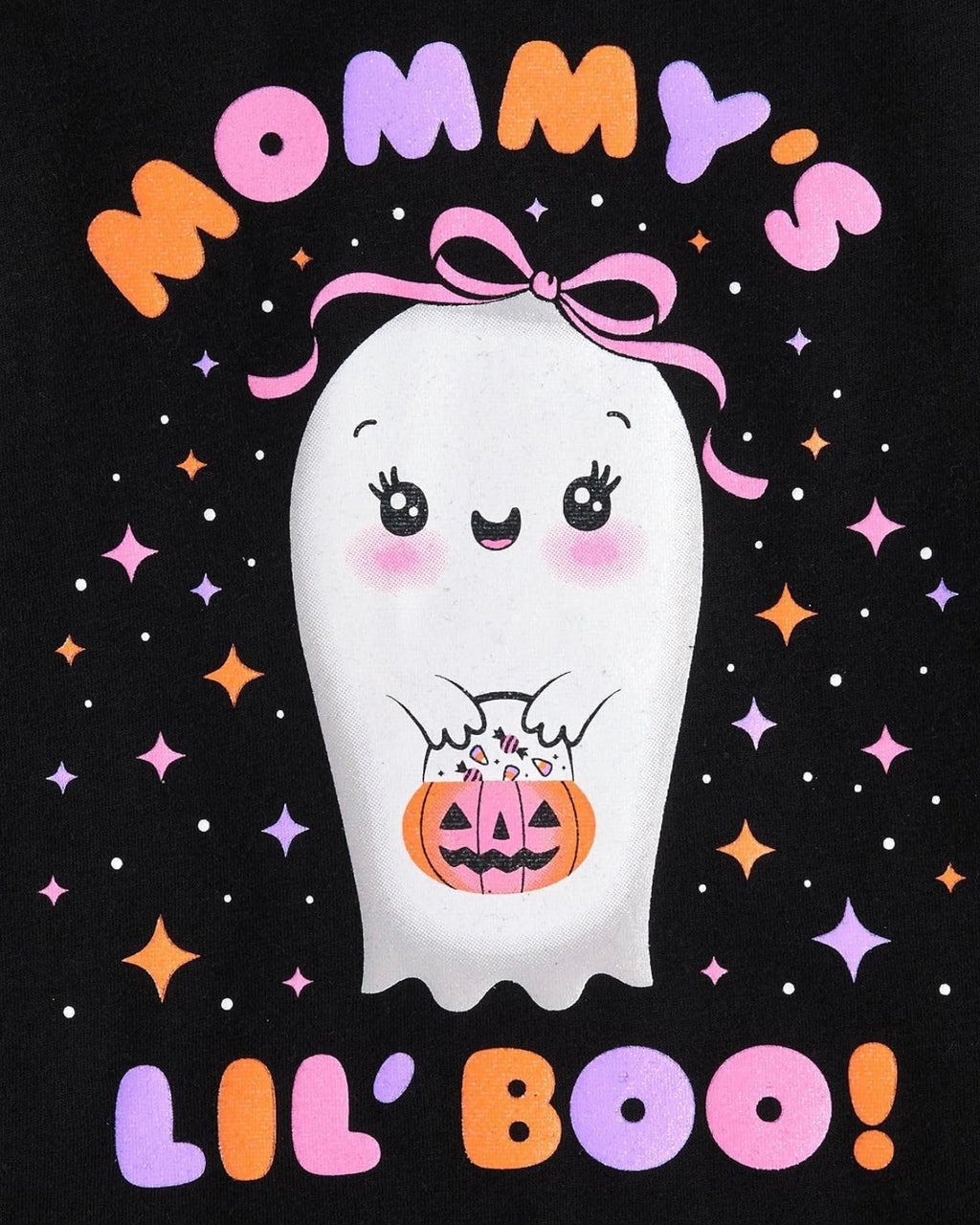 Pack de 2 Camisetas Manga Larga Estampado Mommys Boo/Ghost Heart