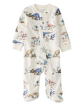 Pijama Suave con Estampado Prehistórico Beige Bebé Niño