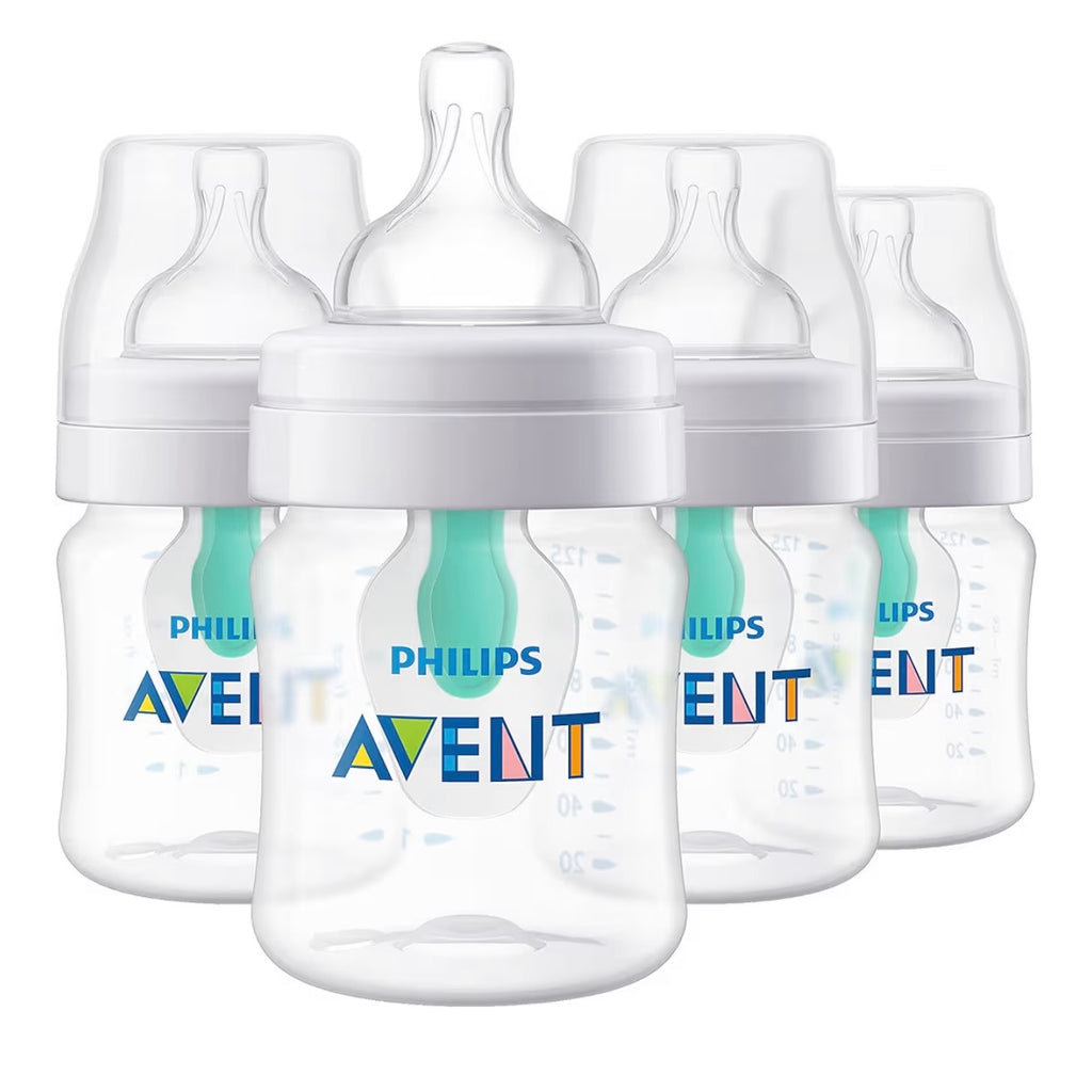 Philips Avent 4 Biberones Anticólicos AirFree 4oz Transparente