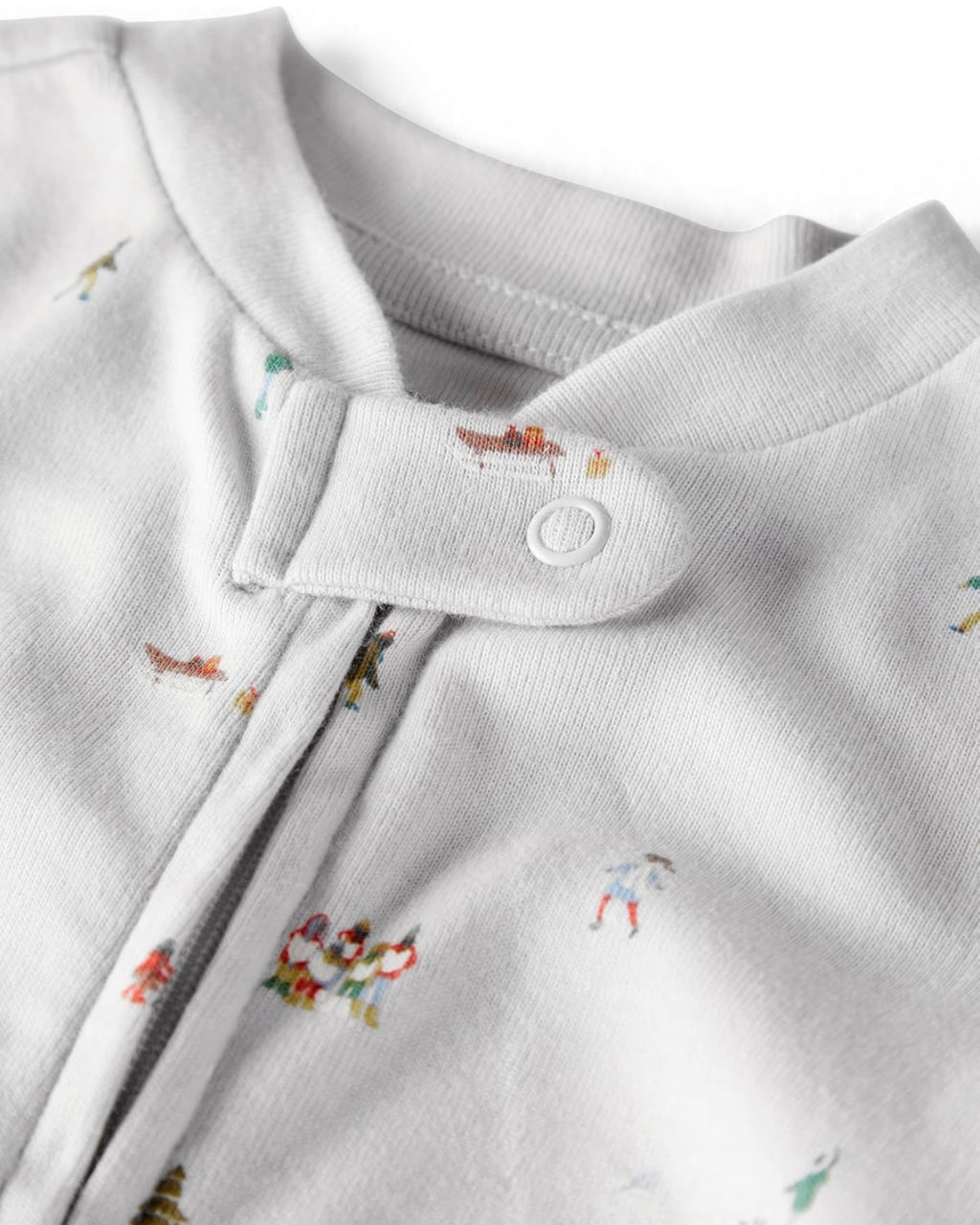 Pijama Suave con Estampado de Sendero Helado Bebé Unisex