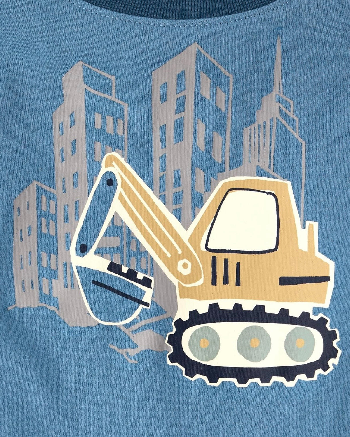 Camiseta Manga Larga Estampada de Capas