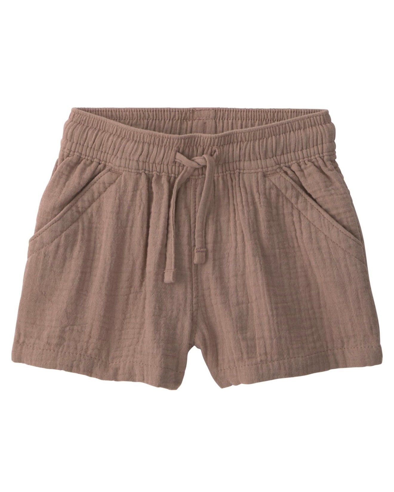 Conjunto de Muselina Camisa Manga Corta + Short Bebé Niño