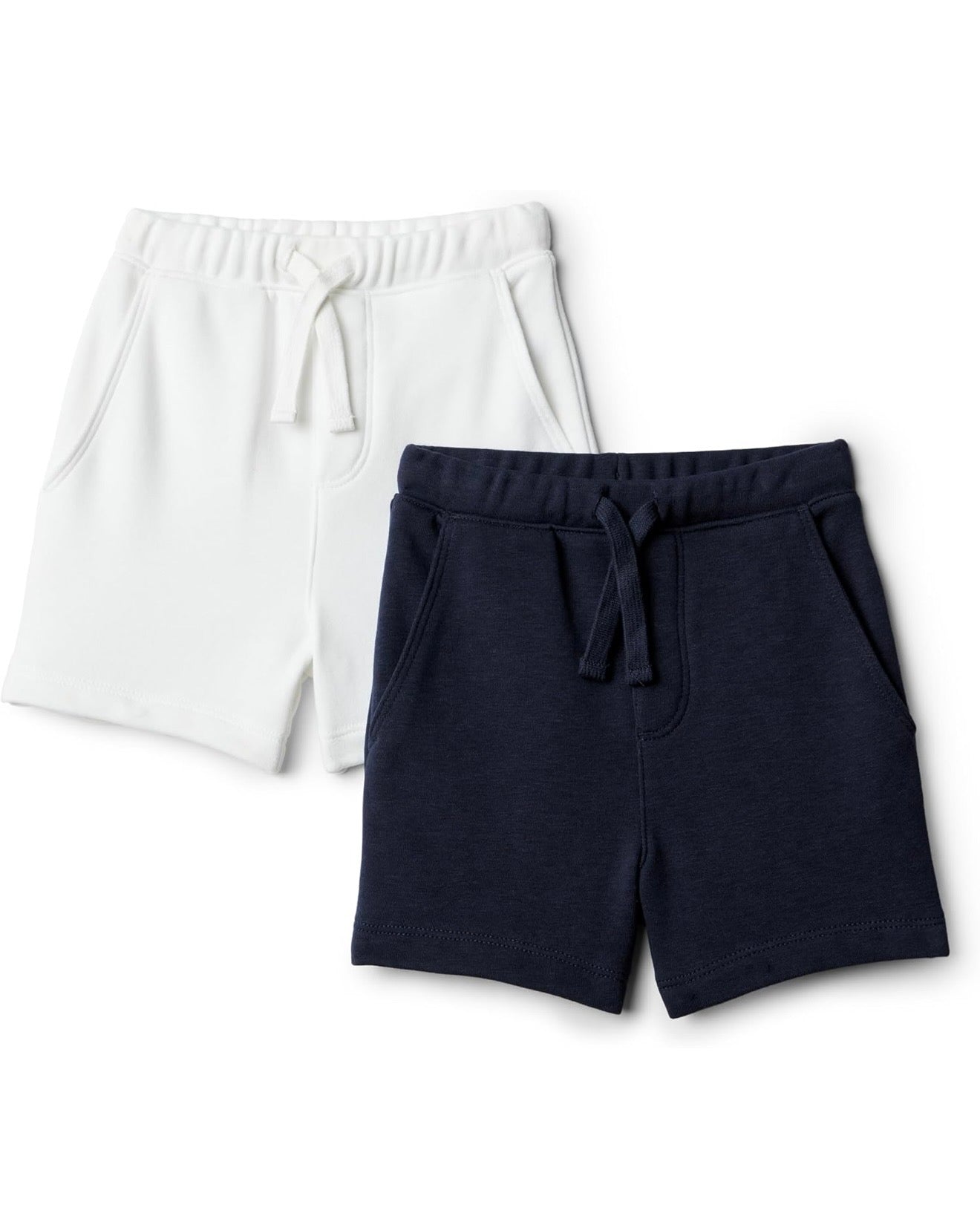 Pack x2 Shorts Azul/Blanco Bebé Unisex