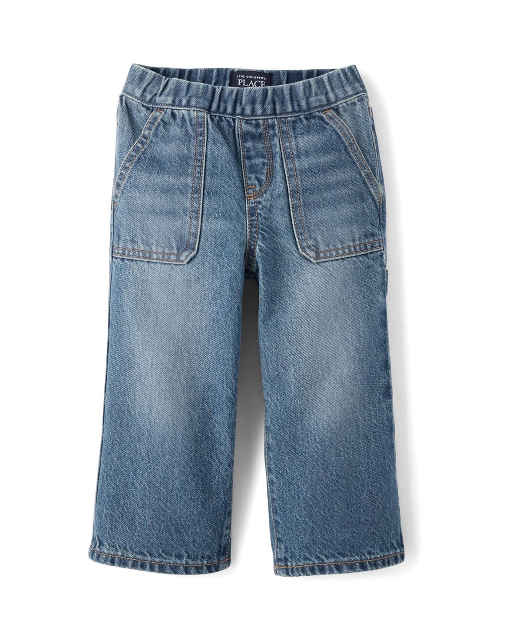 Jeans Vaqueros Holgados de Bolsillos Amplios - Azul