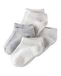 Pack de 4 Medias Gris/Crema Antideslizantes Bebé Unisex