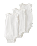 Pack de 3 Bodies sin Mangas para Bebé Unisex Unicolor