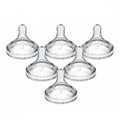 Dr. Brown’s Paquete de 6 Tetinas Natural Flow Cuello Ancho de Flujo Nivel 3, 6m+