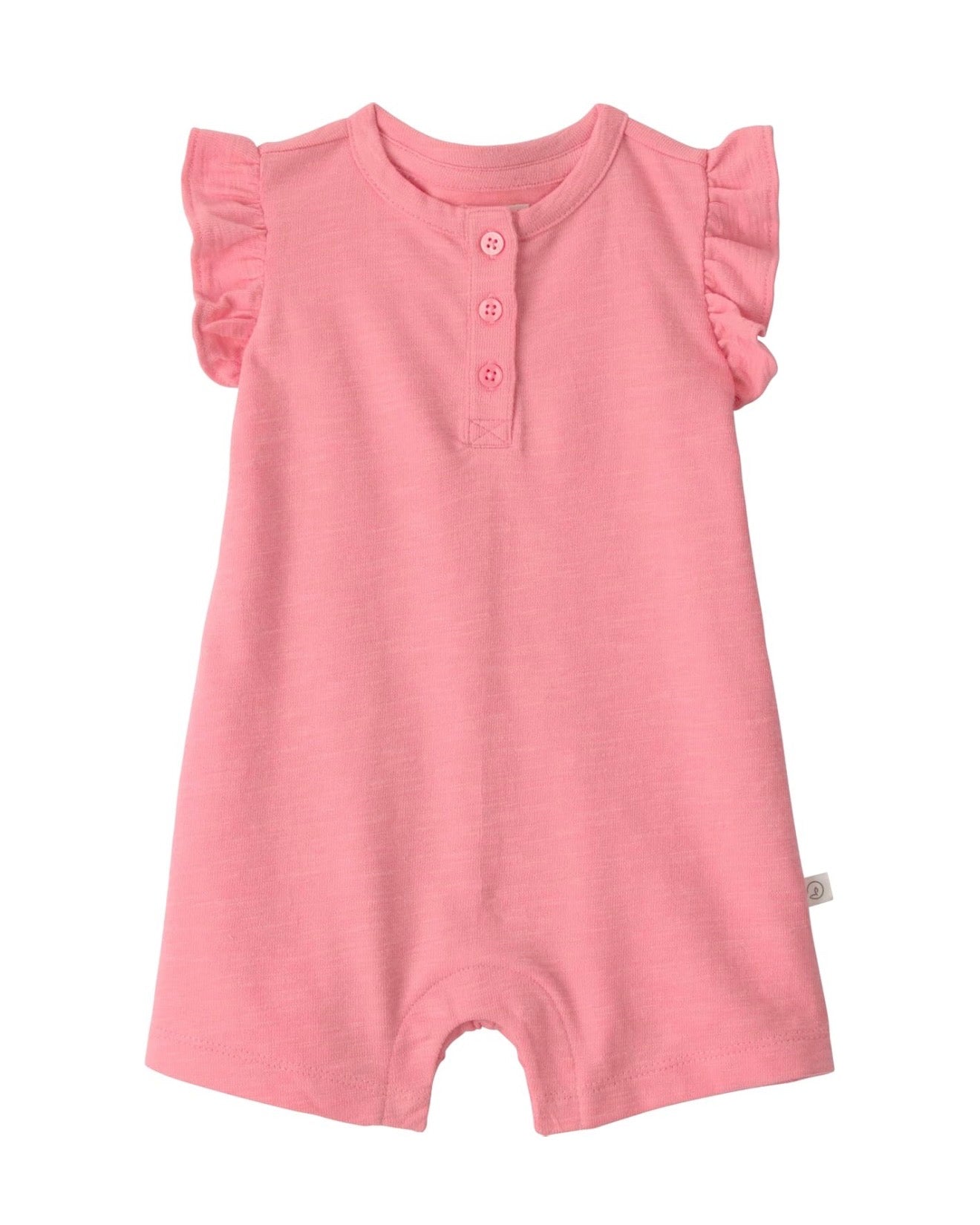 Romper con Volantes Rosa Bebé Niña
