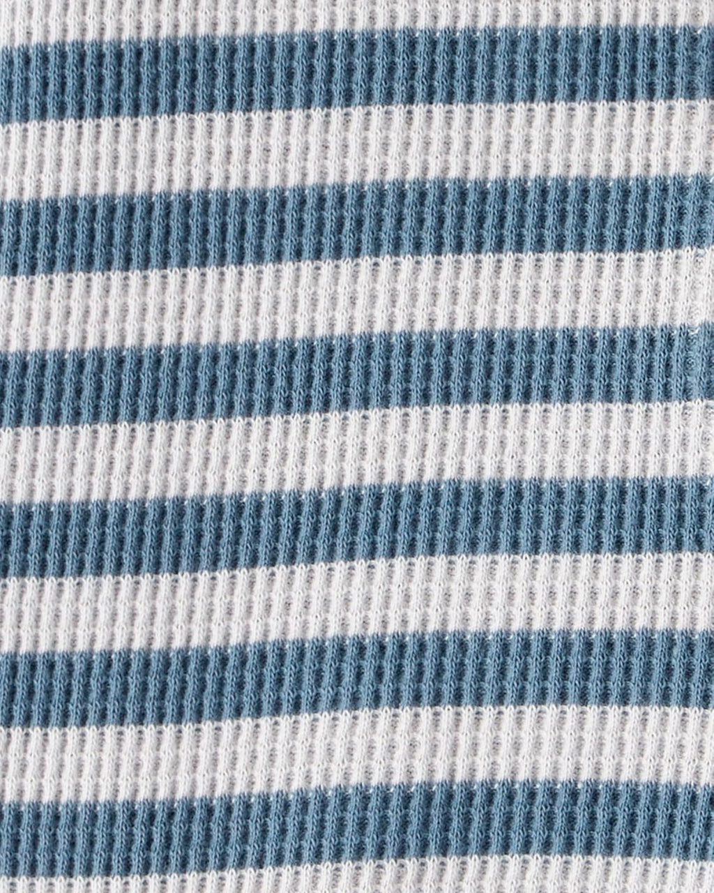Pijama Suave con Estampado de Rayas Azules Bebé Niño