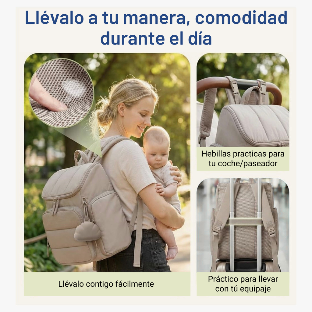 Pañalera + Cambiador