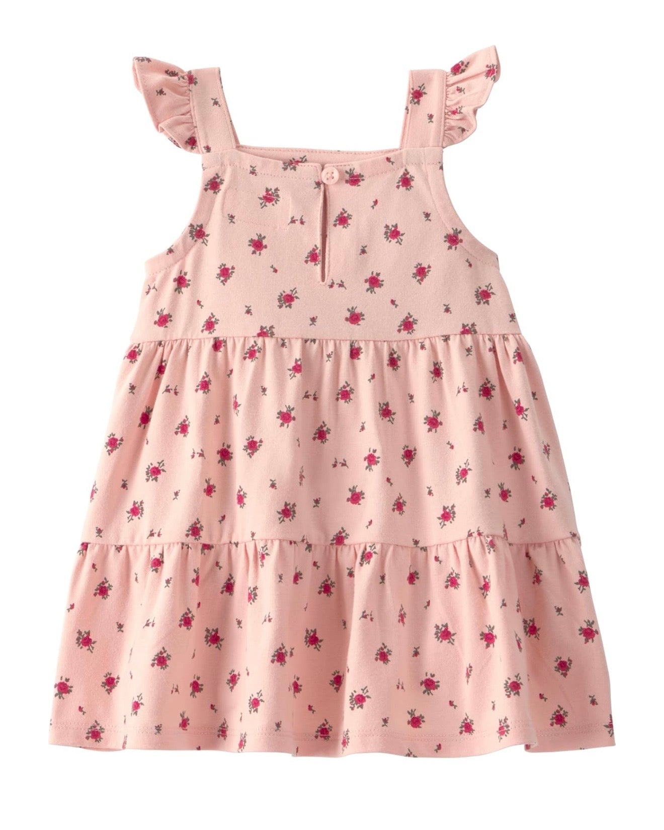 Vestido con estampado floral bebé niña