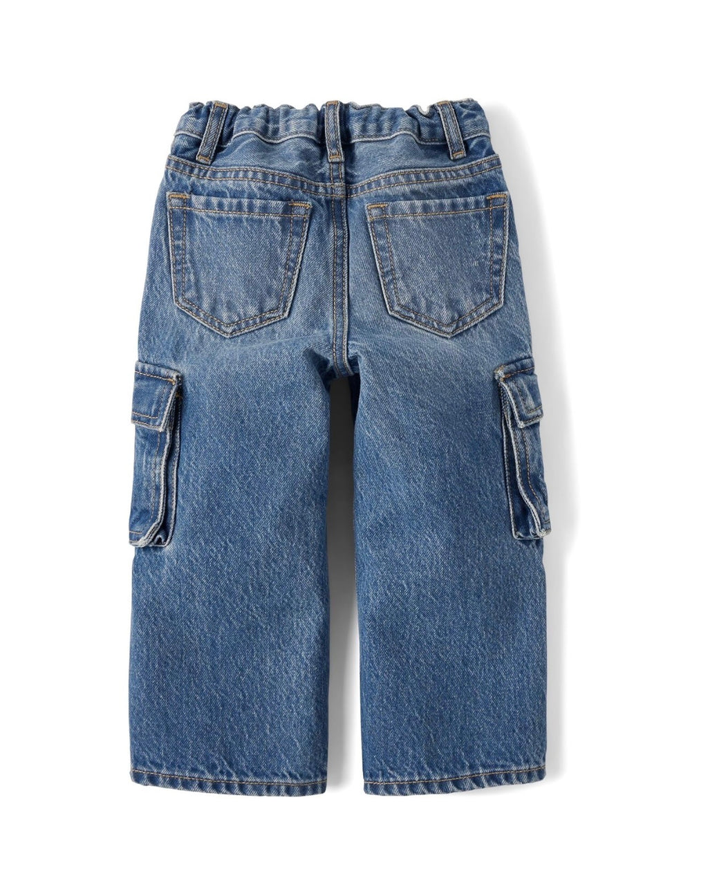 Jeans Vaqueros Cargo Holgados - Azul