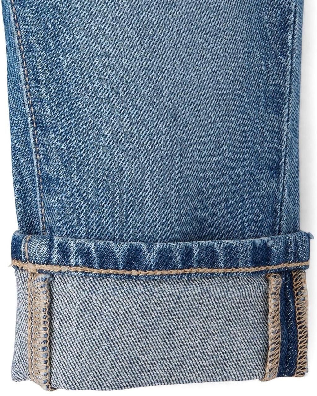 Jeans Vaqueros de Pierna Recta - Azul