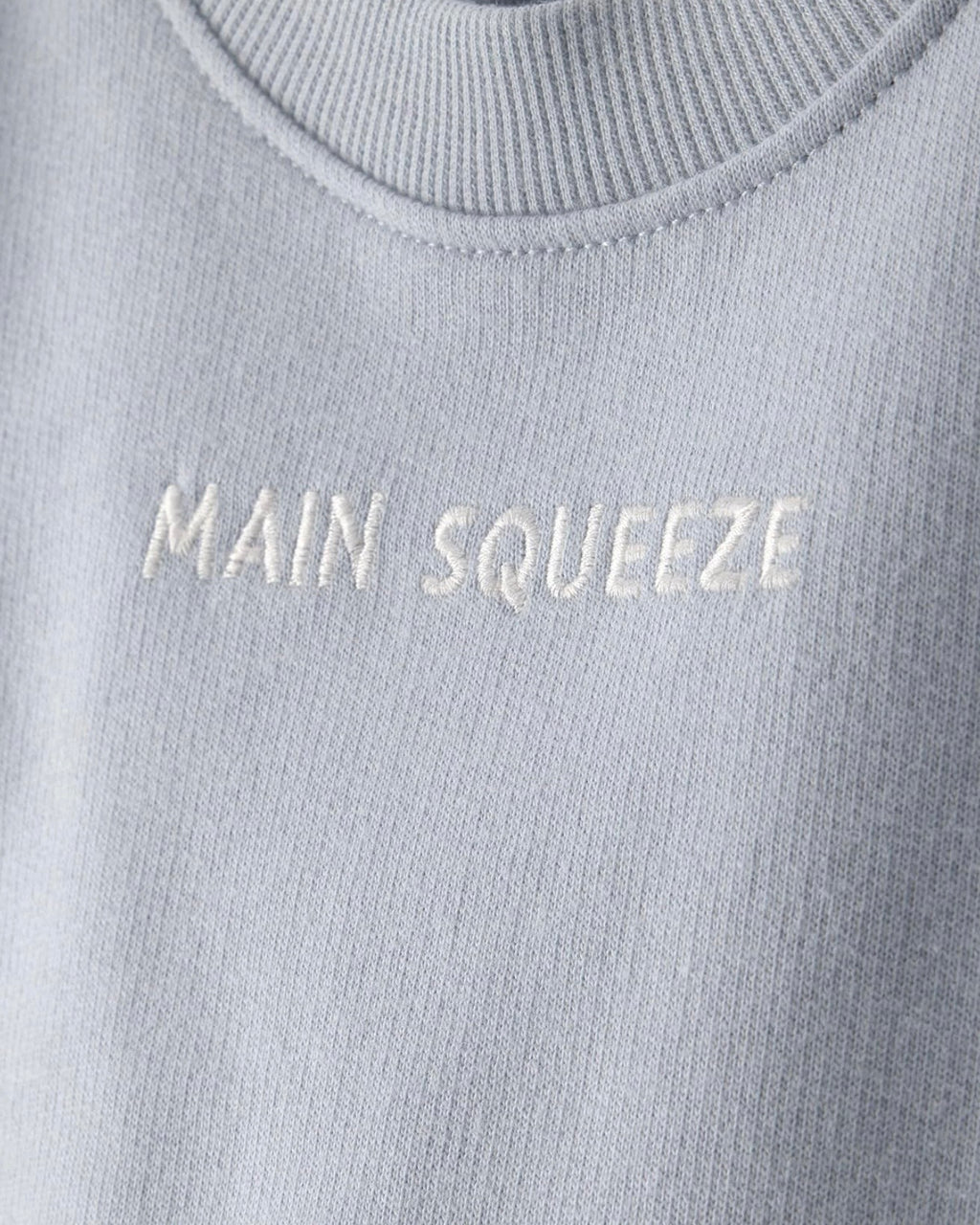 Conjunto Azul Sudadera + Bodie + Short Bebé Niño