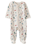 Pijama Suave con Estampado de Jardín Vegetal Bebé Unisex