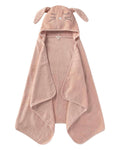 Toalla de Conejo Rosa con Capucha
