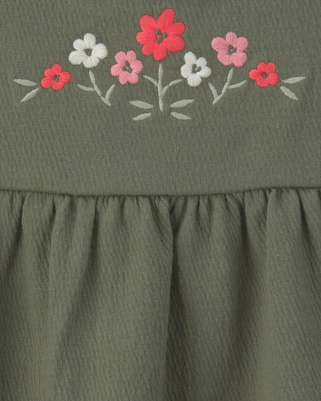 Vestido Verde Floral Bebé Niña