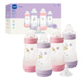 MAM 4 Biberones 9oz Rosa/Púrpura + Tetina Regalo