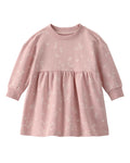 Vestido Manga Larga de Conejos Rosas Bebé Niña