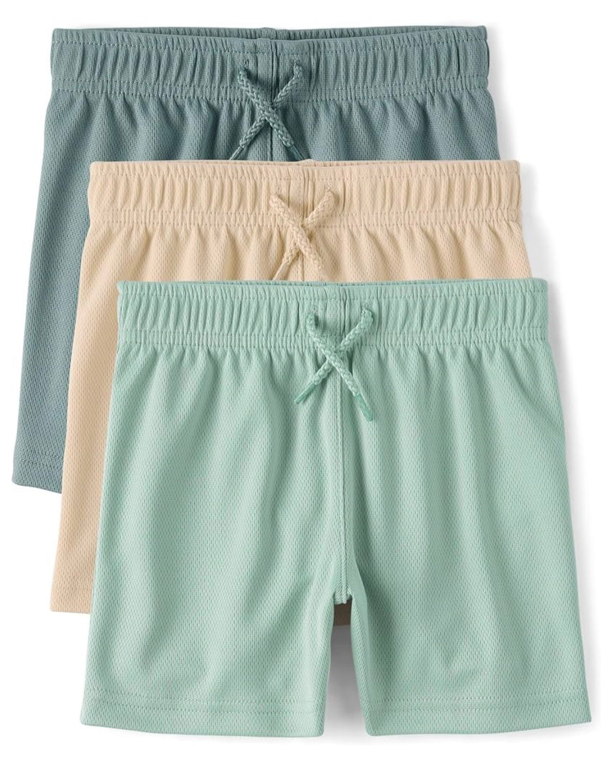 Pack x3 Pantalones Cortos Deportivos de Malla con Forro