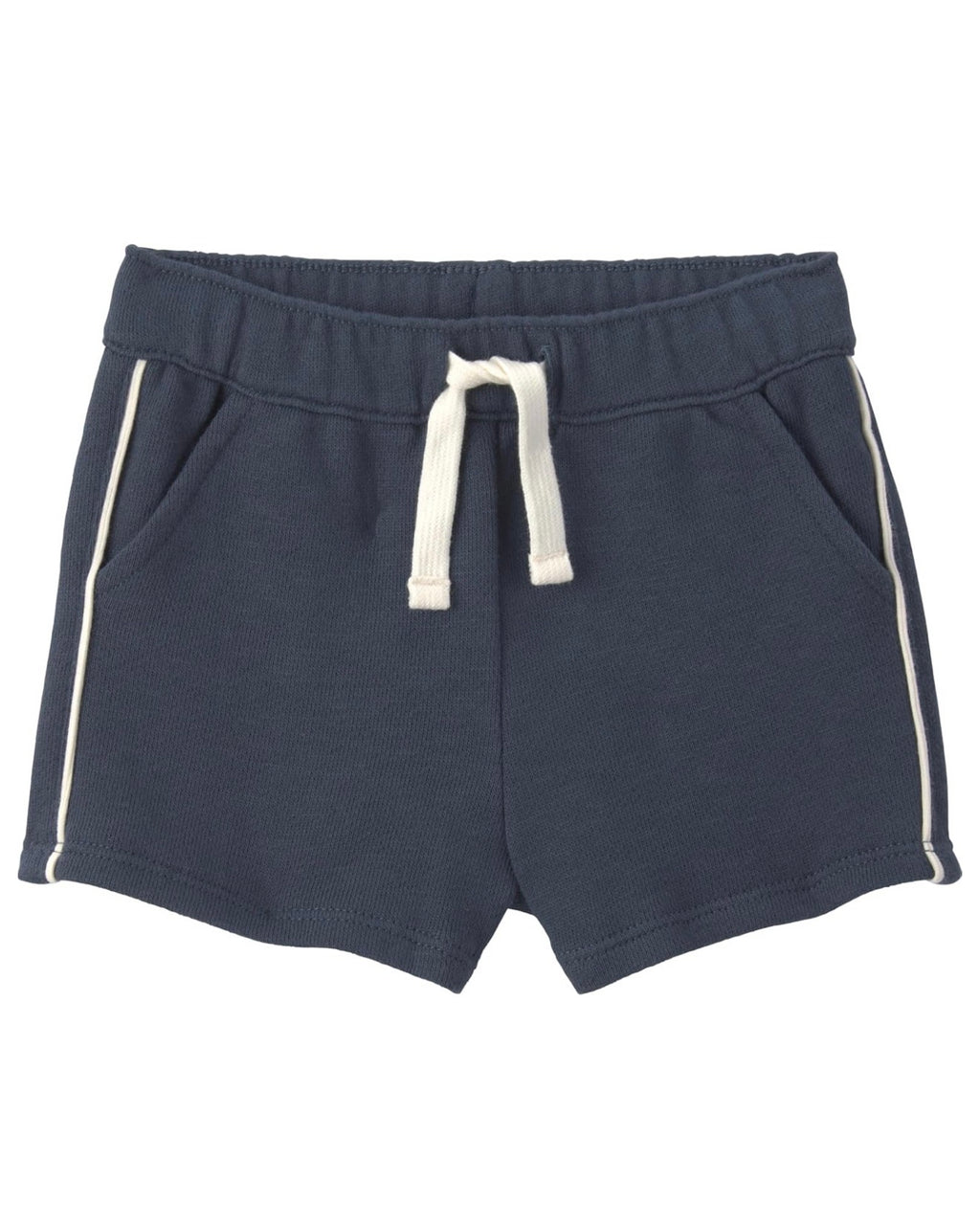 Conjunto Azul Navy de Felpa Francesa Sudadera + Short Bebé Niño
