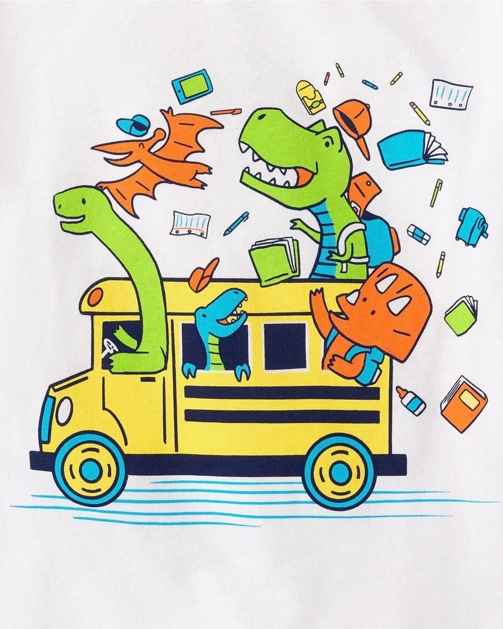 Pack de 3 Camisetas con Estampado Escolar