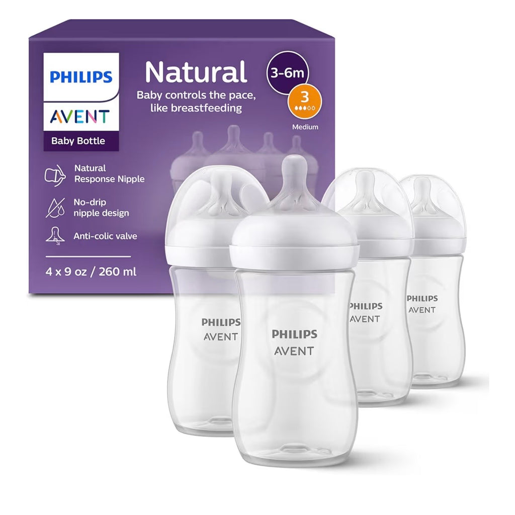 Philips Avent 4 Biberones 9oz Transparente