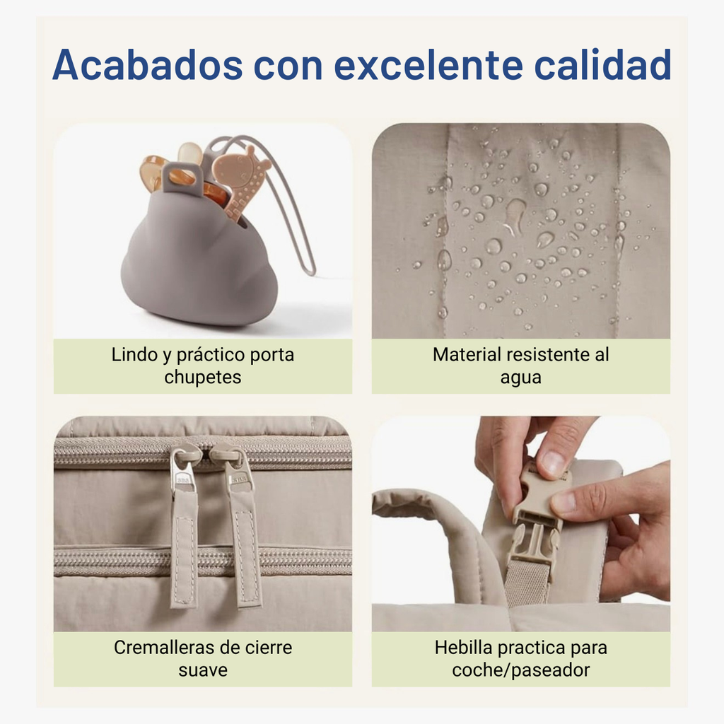 Pañalera + Cambiador