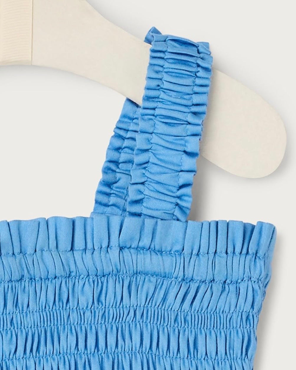 Mameluco sin mangas Azul bebé niña