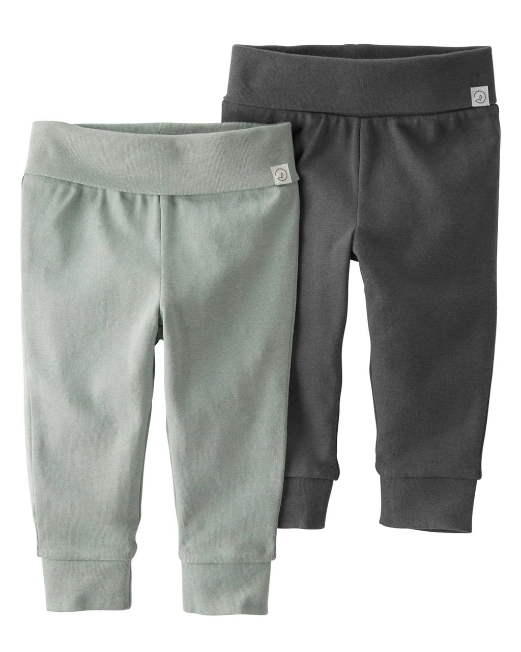Pack x2 Joggers Verde/Gris Oscuro Bebé Niño
