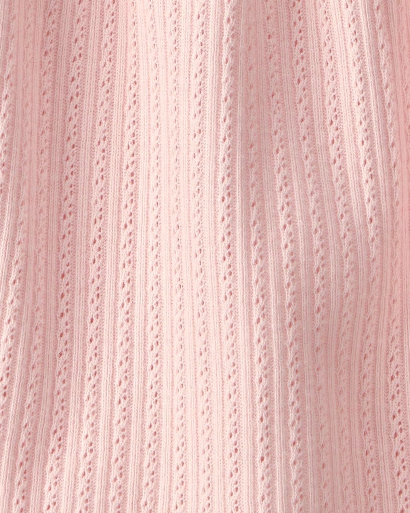 Vestido rosa tipo bodie en jacquard bebé niña