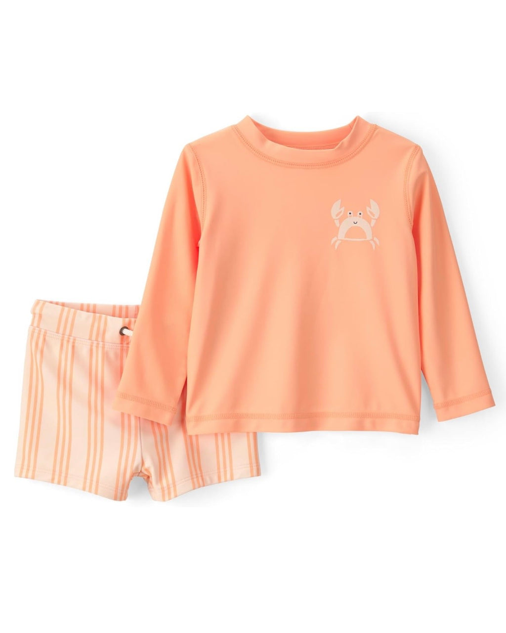 Traje de Baño Cangrejo Naranja Bebé Niño
