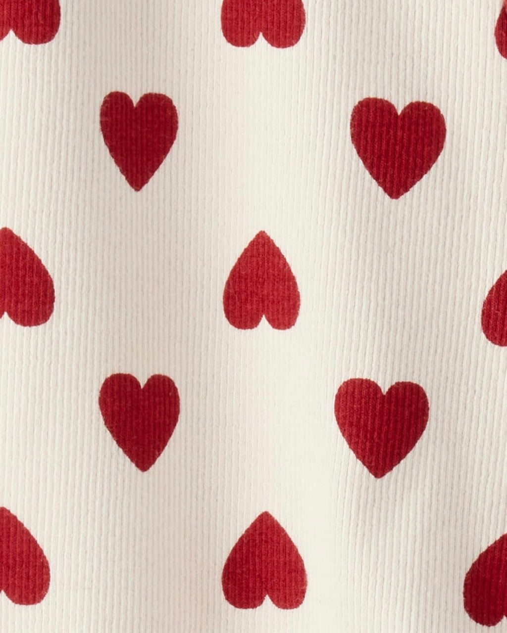 Pijama Suave con Estampado de Corazones Bebé Niña