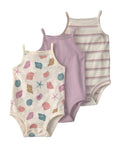 Pack de 3 Bodies Conchitas Bebé Niña
