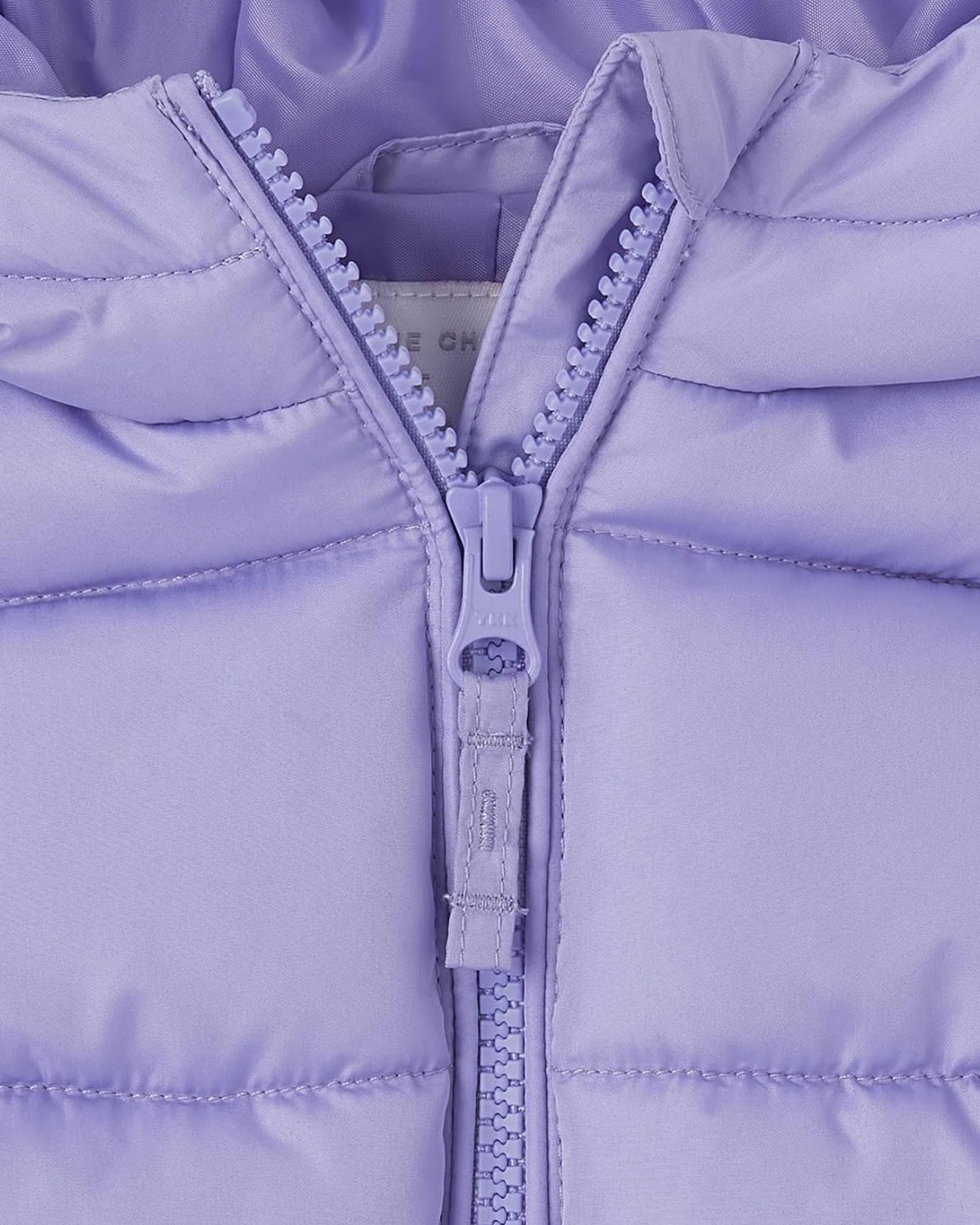 Chaqueta Acolchada Ligera Con Capucha - Lavanda