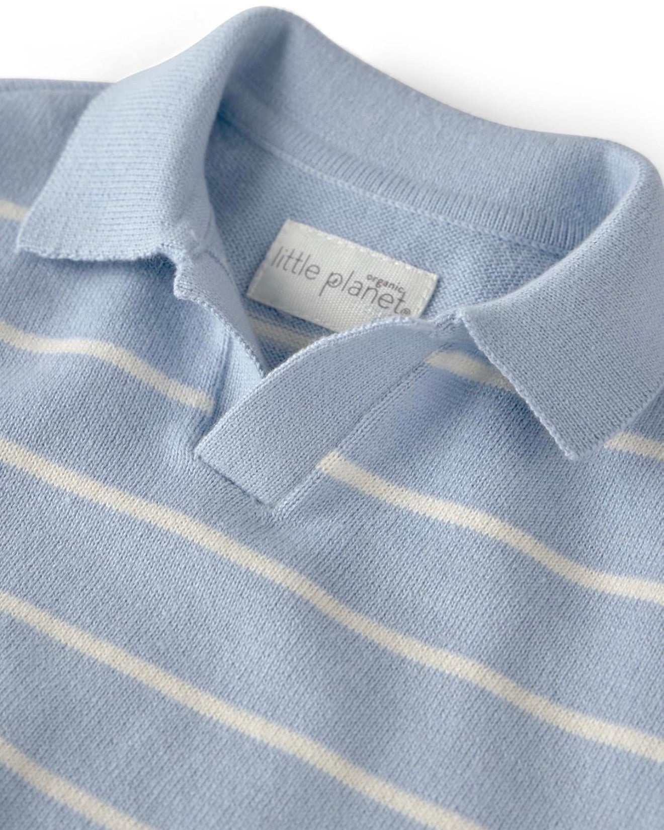 Conjunto Azul de Punto Camiseta + Short Bebé Niño