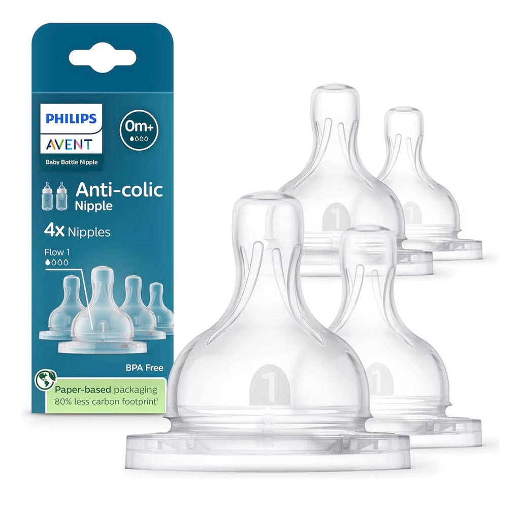Philips Avent Pack x4 Tetinas de Flujo 1 (0m+)