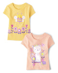 Pack de 2 Camisetas con Estampado de Animales