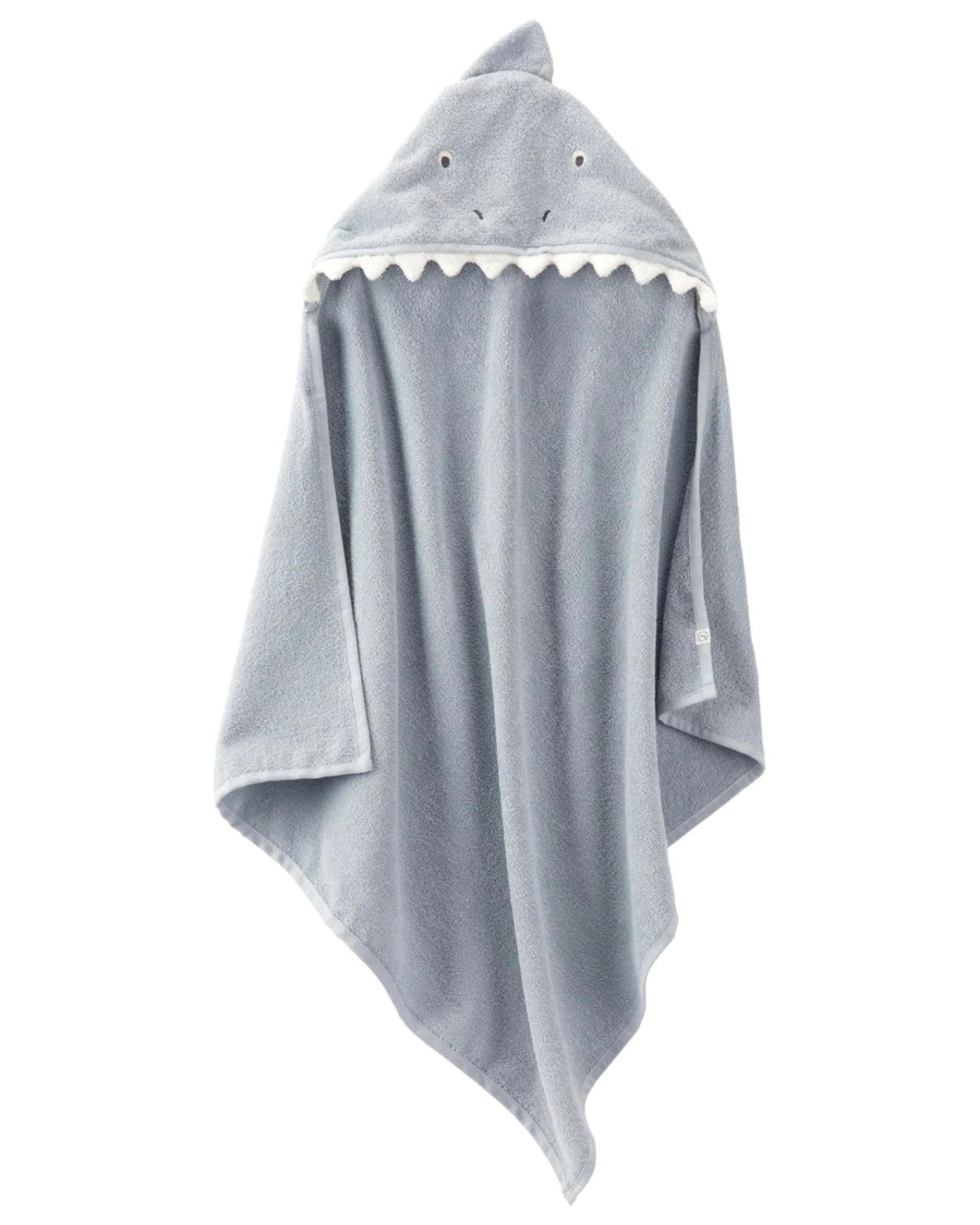 Toalla de baño con capucha tiburón galaxia gris