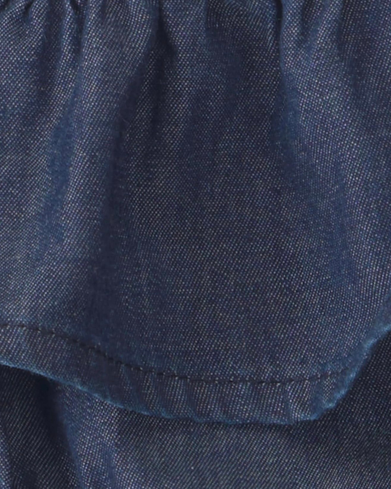 Conjunto Rosa Chambray Blusa + Short Cambray + Diadema Bebé Niña