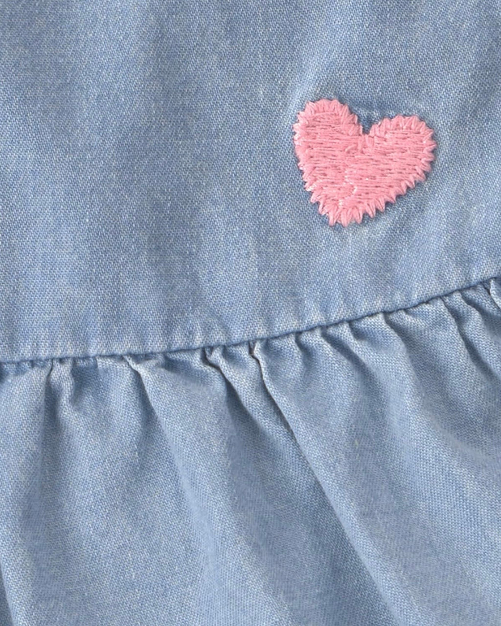 Conjunto Rosado/Azul Blusa sin Mangas + Short + Bodie Bebé Niña