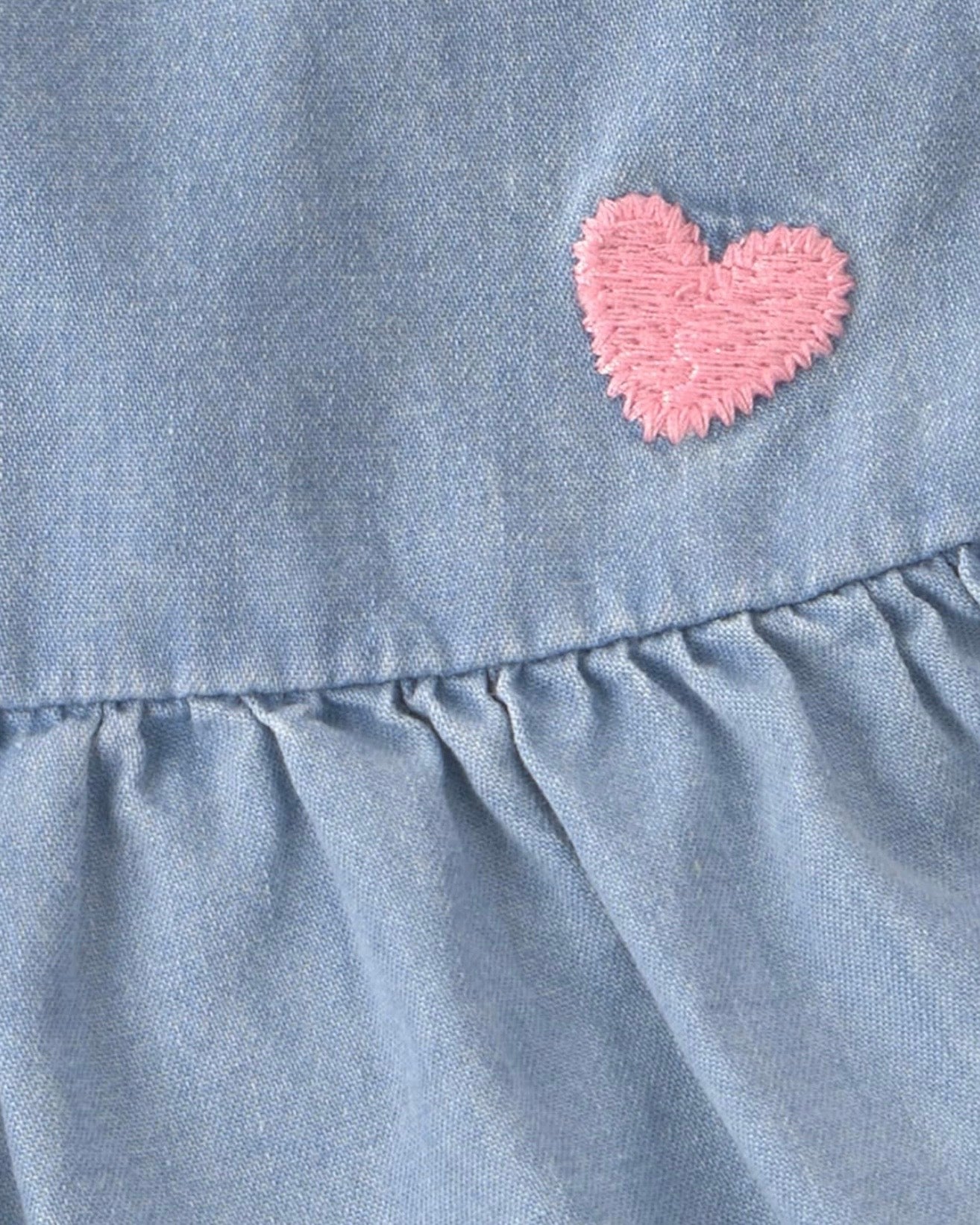 Conjunto Rosado/Azul Blusa sin Mangas + Short + Bodie Bebé Niña