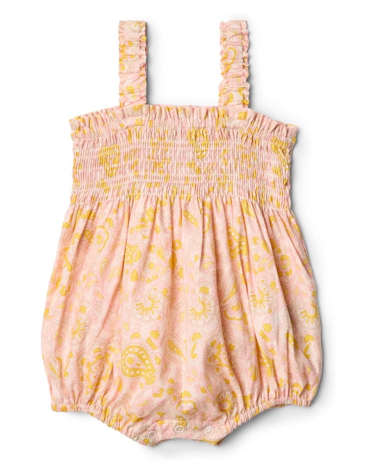 Mameluco sin mangas Shell Rosa bebé niña